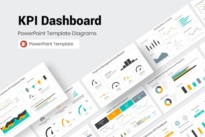 KPI Dashboard PowerPoint Presentation Template