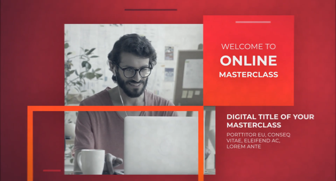 Online Educational Course Promo Template, Academic Intros and School Instagram Stories, Full HD Resolution Template, Step-by-Step Customization Guide, Universal Elements and Lower Thirds, Download Free Template Button